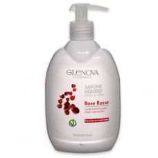 GLENOVA SAPONE LIQUIDO MANI E VISO ROSE ROSSE 500ML  - ean: 8056598440300 - PxC: 12 - id: 10302