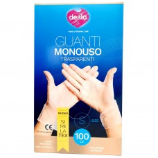 DEALO GUANTI POLIPROPILENE TRASP. S X100  - ean: 8057741096269 - PxC: 12 - id: DEALO03583