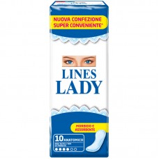 LINES LADY ANATOMICO X10 (X16)  - ean: 8001480407701 - PxC: 16 - id: EXTRA7701