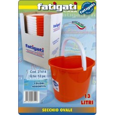 FATIGATI SECCHIO OVALE 13LT  - ean: 8011690274147 - PxC: 6 - id: FATIGATI4130